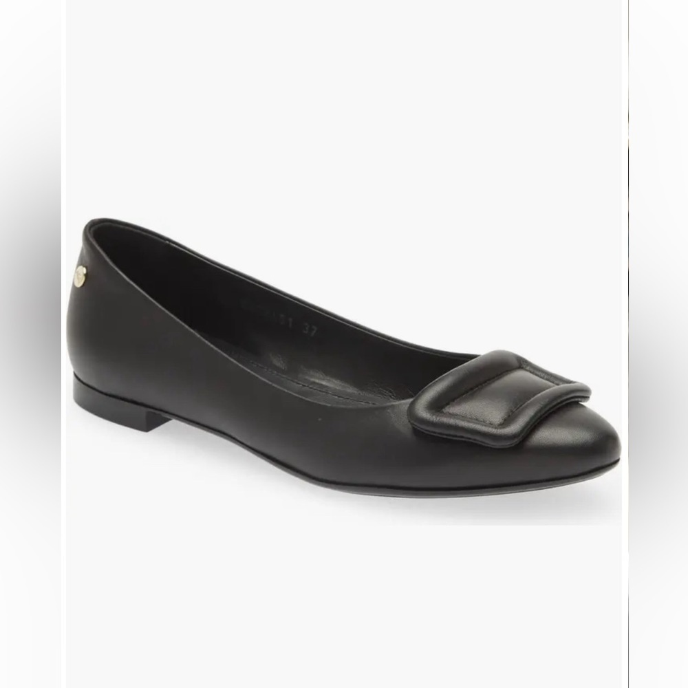 AGL Lolita Flat Black Pointed Toe Sz 35.5/US‎ 5